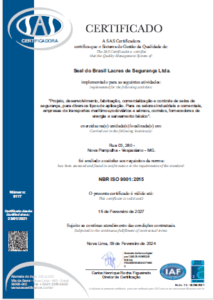 Certificado ISO 9001/2015 Lacrefix